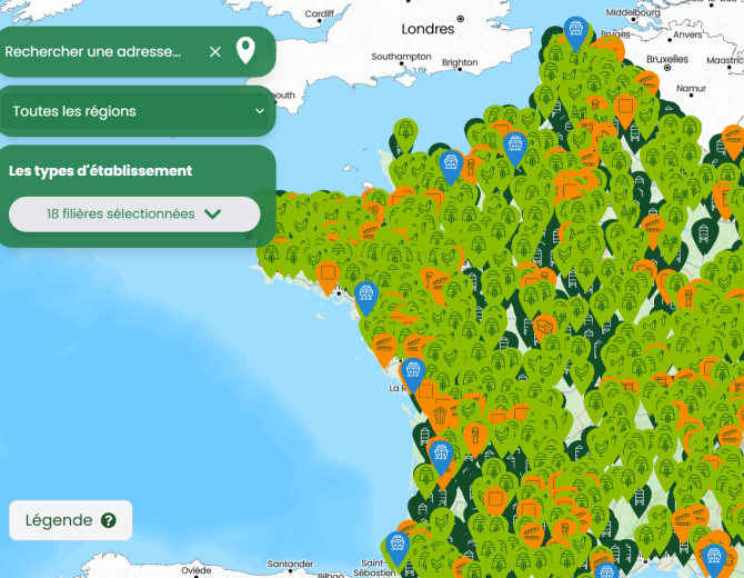 carte filiere