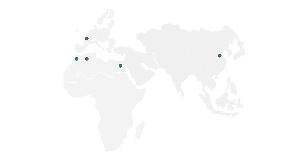 Implantation des bureaux Intercéréales à l'étranger