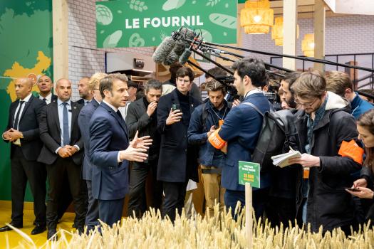 Visite d'Emmanuel MACRON, Président de la République